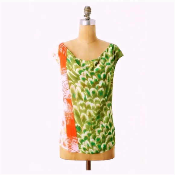 Anthropologie One September Lush Amalgam Blouse - Picture 2 of 4